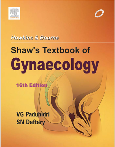 [2407202351317] Shaw's Textbook of Gynaecology  16E